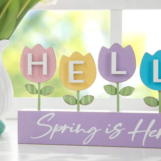 Glitzhome® 12" Tulips Table Décor